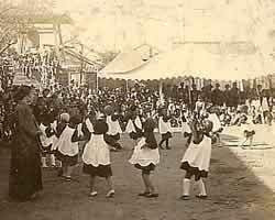 秋の運動会(昭和4年)