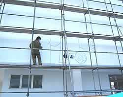 園舎壁画制作(武内祐人氏)