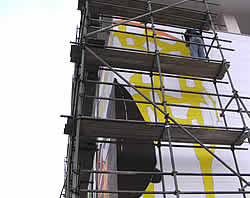 園舎壁画制作(武内祐人氏)