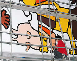 園舎壁画制作(武内祐人氏)